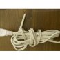 Lamp part  8' white cord for wiring table lamps