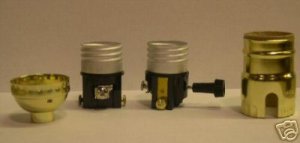 Turn-knob off-on sockets for wiring lamp  TR-39