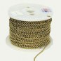 Lamp parts: 250' roll brass beaded ball chain TR-710
