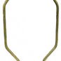 lamp parts: lot of 10... 7" antique brass lamp shade harp