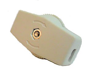 Lamp parts: White off/on inline switch SPT-2 line switch       TR-176
