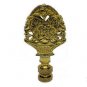 Lamp parts: solid brass flower basket lamp shade finial