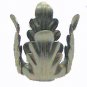 Lamp parts: large steel metal leaf- 2 1/4" tall  TH-527