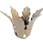 Lamp parts:unfinished 6-petal steel leaves 2" tall  TH-562