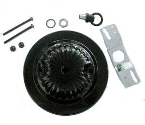 Lamp parts: Embossed black canopy kit  TD-394