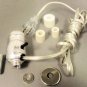 Lamp parts:silver pre-wired bottle kits w/ 3 adapters                      BK-S4
