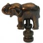 Lamp parts:BRONZE ELEPHANT LAMP SHADE FINIAL BZ-42