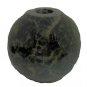 Lamp parts: Lot of 6   2 1/2" green, black, brown, wht marble balls  M-2