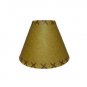 Lamp shades:Lot of 8 faux oiled kraft laced 9" shades- regular clip  OKL-09