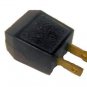 Lamp parts:dark brown 2-pole 2-wire plugs for SPT-1, SPT-2, or rayon wire TR-335