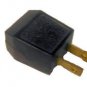 Lamp parts:dark brown 2-pole 2-wire plugs for SPT-1, SPT-2, or rayon wire TR-335