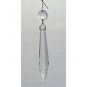 Lamp parts: u-drop clear prisms- silver pins  TZ-10S