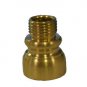 lamp parts:burnished brass reducing nozzle      TV-47