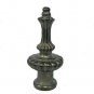 Lamp parts: lot of 20 unfinished cast metal 2 1/4" lamp shade finial    TV-672