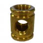lamp parts:unfinished brass 4-holed armback      TV-67