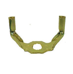 Lamp part: brass light duty saddle only