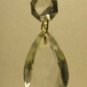 lot of 2   2 1/4" glass prisms- silver pins TZ-21S