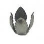 Lamp parts:unfinished steel leaves 1 3/4" tall   TH-565