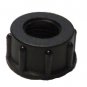 Lamp Parts: lot of 7 black bushing with 3/8" threaded hole   TV-537