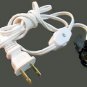 6' white cord- nite lite socket w/ line switch TR-4852