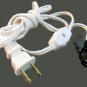 6' white cord- nite lite socket w/ line switch TR-4852