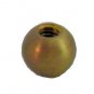 Lamp parts: Lot of 7...3/8" unf brass ball with 8-32 screw hole  TV-353