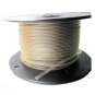 Lamp parts: Lot 3 feet silver 22 gauge 2-wire very thin wire  TR-829