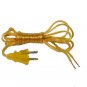 Lamp parts: lot of 25  8' gold cord with plug TR-1856