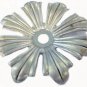Lamp parts:raw steel 8-leaf metal bobesche - no pin holes      TH-534