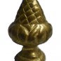 lamp parts: solid unfinished brass acorn knob     TH-824/TV-40