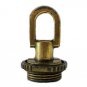 Lamp parts:brass-plated die cast brass screw-collar loop   TV-714