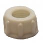 Lamp Parts: lot of 7 white bushing with 3/8" threaded hole   TV-538