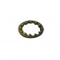 Lamp parts: Lot of 25 brass locktite washers TV-403