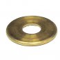 Lamp parts: 1 1/2" turned solid unfinished brass check rings  1/2" hole TV-129