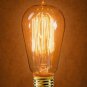Tapered cage vintage style filament light bulb 40W 120V