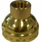 Lamp parts:brass-plated cap only for medium-based socket 1/4 IPS   TR-535