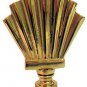 Lamp parts: POLISHED BRASS FAN LAMP SHADE FINIAL