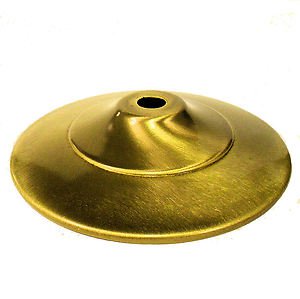 Lamp parts: solid brass 2 1/2" satin vase cap    TH-119