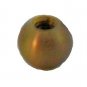 Lamp parts: Lot of 2...1/2" unf brass ball with 8-32 screw hole  TV-355