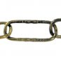 Lamp parts: 11 gauge ant-brass-plated emb chain  TK-71