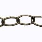 Lamp parts: 8 gauge chain - antique brass plated TK-22