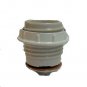 Threaded porcelain skt, bottom  cap, w/screw-ring TR-85