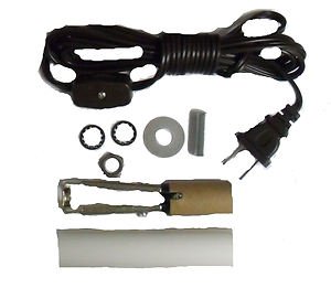 ***Mini-lamp kit cand skt - cord w line switch- adjustable skt up to 4 3/4" ***