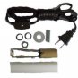 ***Mini-lamp kit cand skt - cord w line switch- adjustable skt up to 4 3/4" ***