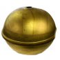 Lamp parts: 4" solid unfinished brass ball      TH-652