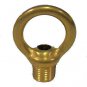 Lamp parts: lot of 20 solid brass male loops        TH-771