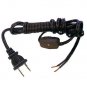 Lamp parts: 8' brown cord w/line switch  SPT-2    TR-2950