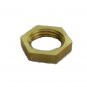 Lamp parts: Lot of 100 solid brass hex nuts     TV-5