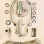 lot of 10...silver lamp kits - off/on pull-chain, 7" harp, neck  TD-397PC