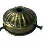 Lamp parts: 4" antique brass-plated holder  TH-422